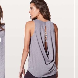 Lululemon Low key Tank in Heathered Red